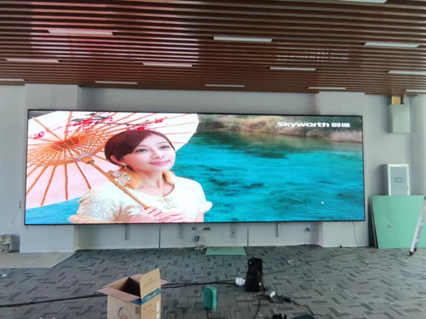 关岭P1.53led小间距屏安装案例